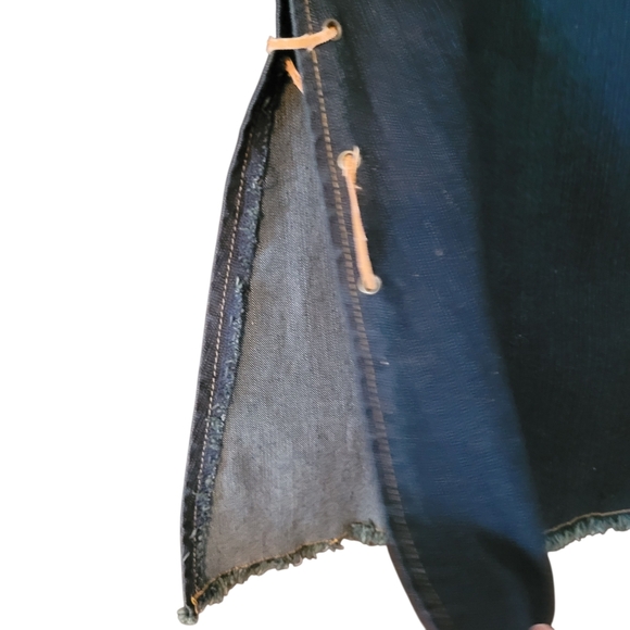 TooHot denim maxi skirt with Rawhide trim - 10. F27 - Picture 4 of 9